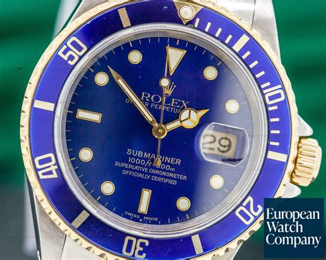 rolex 16123 blue dial wrist|rolex 16613 oyster bracelet.